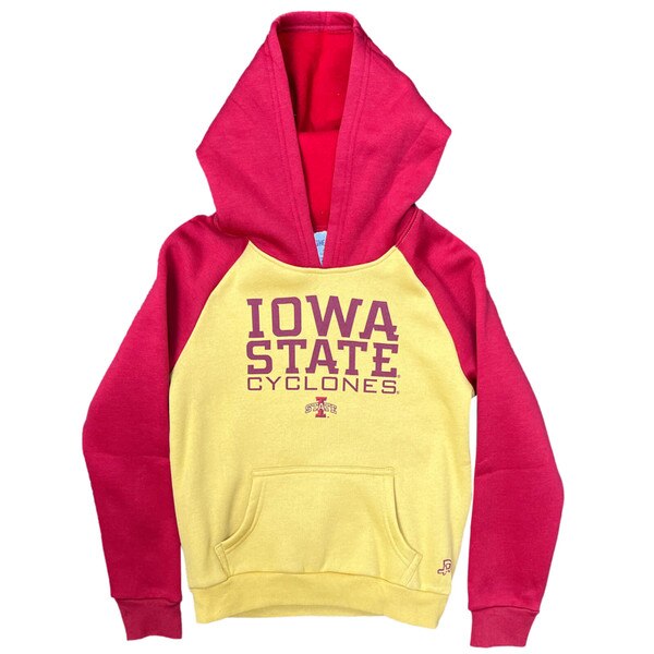 Authentic Brand Youth Iowa State Gold and Cardinal Hoodie